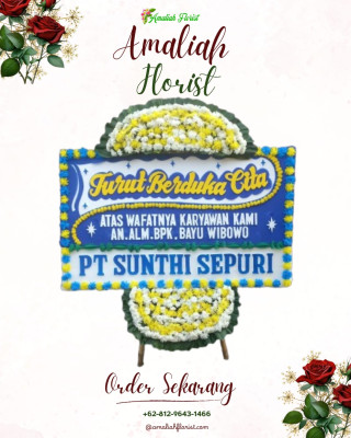 Papan Bunga Duka di Pinang Mancung