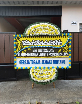 Papan Bunga Duka di Pinang Mancung