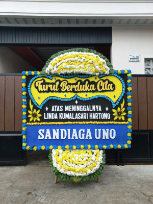Papan Bunga Duka di Pinang Mancung